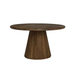 Tower Living Eetkamertafel Asti Rond Bruin 130cm