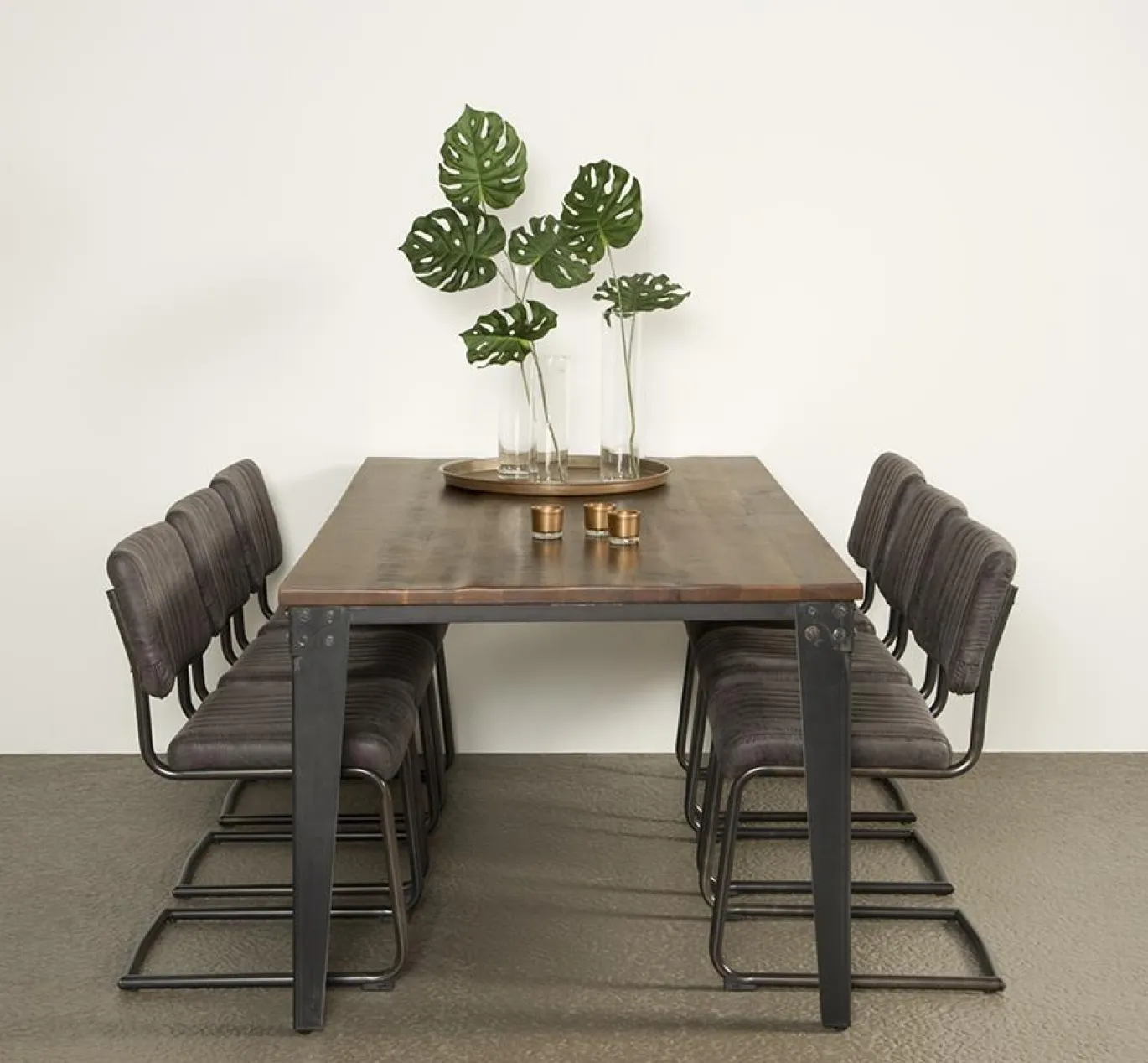 Tower Living Eetkamertafel Basto 200cm Bruin