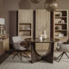 Tower Living Eetkamertafel Fermo Rond Olijfbruin 130cm