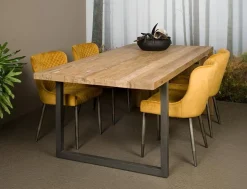Tower Living Eetkamertafel Lucca Plank 200cm Naturel
