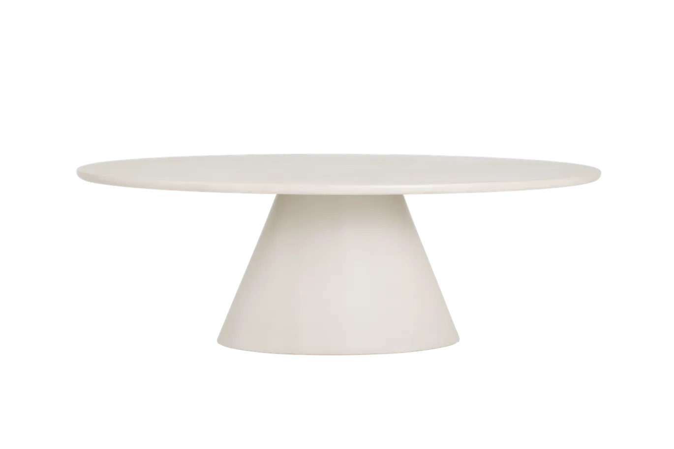 Tower Living Eetkamertafel Mello Ovaal Wit 240cm