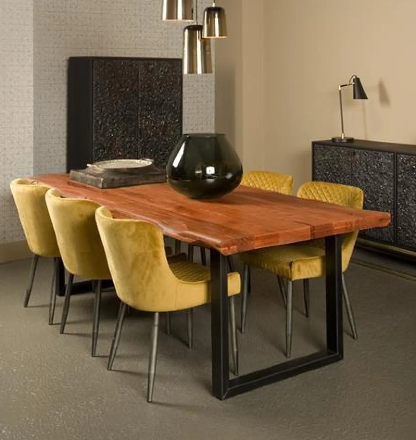 Tower Living Eetkamertafel Nicosia 220cm Bruin