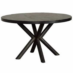 Tower Living Eetkamertafel Selva 130cm Zwart