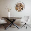 Tower Living Eetkamertafel Trivero 150cm Bruin