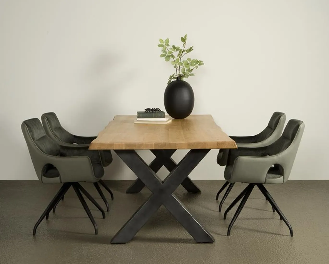 Tower Living Eetkamertafel Xara 160cm Naturel