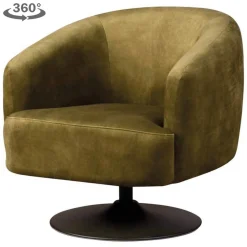 Tower Living Fauteuil Barga Bliss 19 Groen (draaibaar)