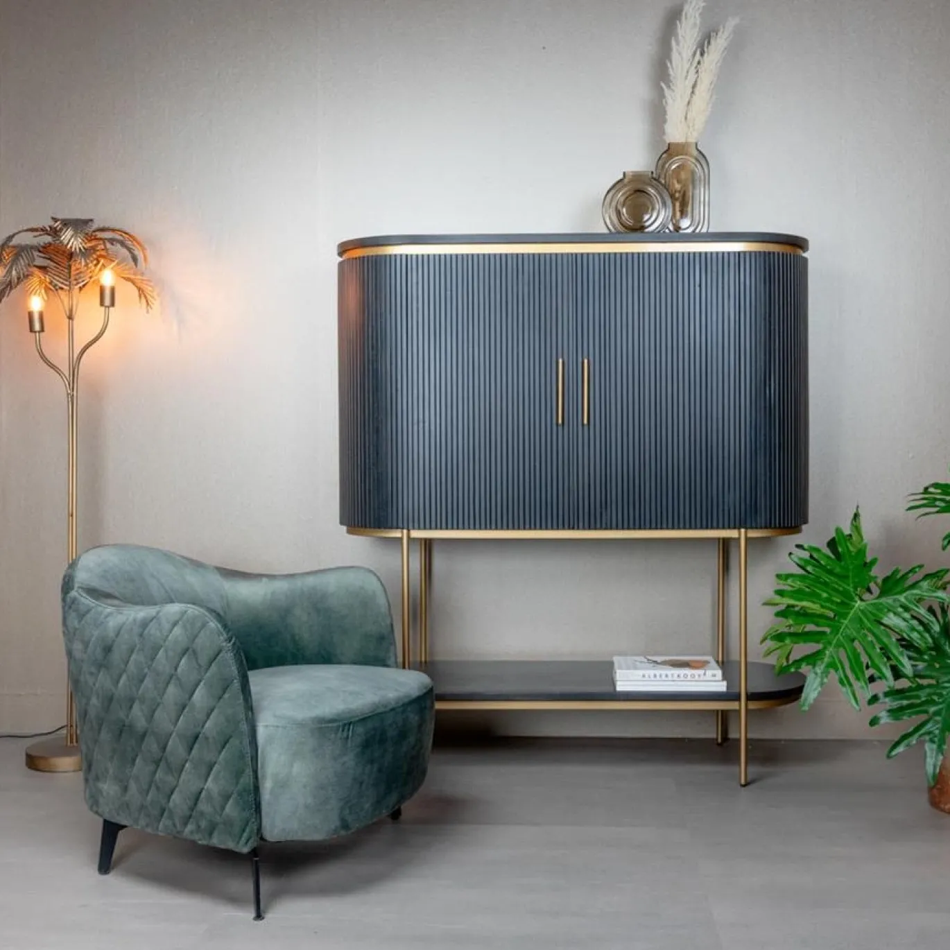 Tower Living Fauteuil Bondo Bliss 20 Donkergroen