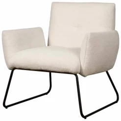 Tower Living Fauteuil Dante Stof Teddy Wit