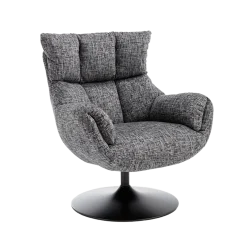Tower Living Fauteuil Force Imo 60 Donkergrijs Draaibaar