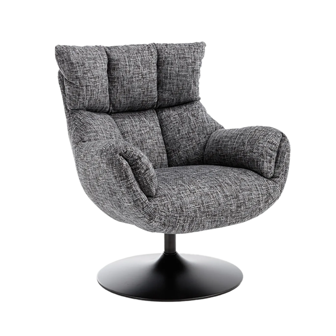 Tower Living Fauteuil Force Imo 60 Donkergrijs Draaibaar