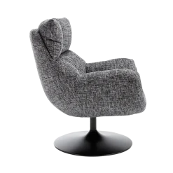 Tower Living Fauteuil Force Imo 60 Donkergrijs Draaibaar
