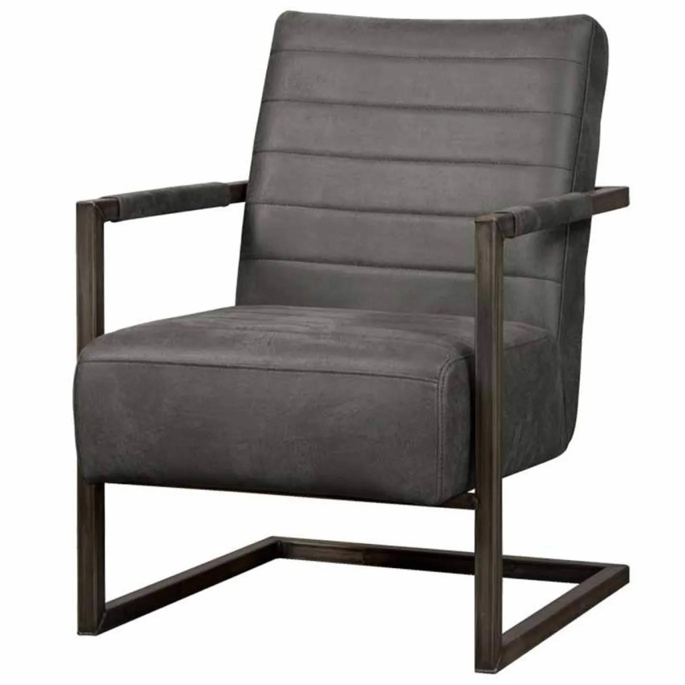 Tower Living Fauteuil Rocca Bull Antraciet