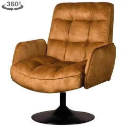Tower Living Fauteuil Tropea Adore Geel 15 (draaibaar)