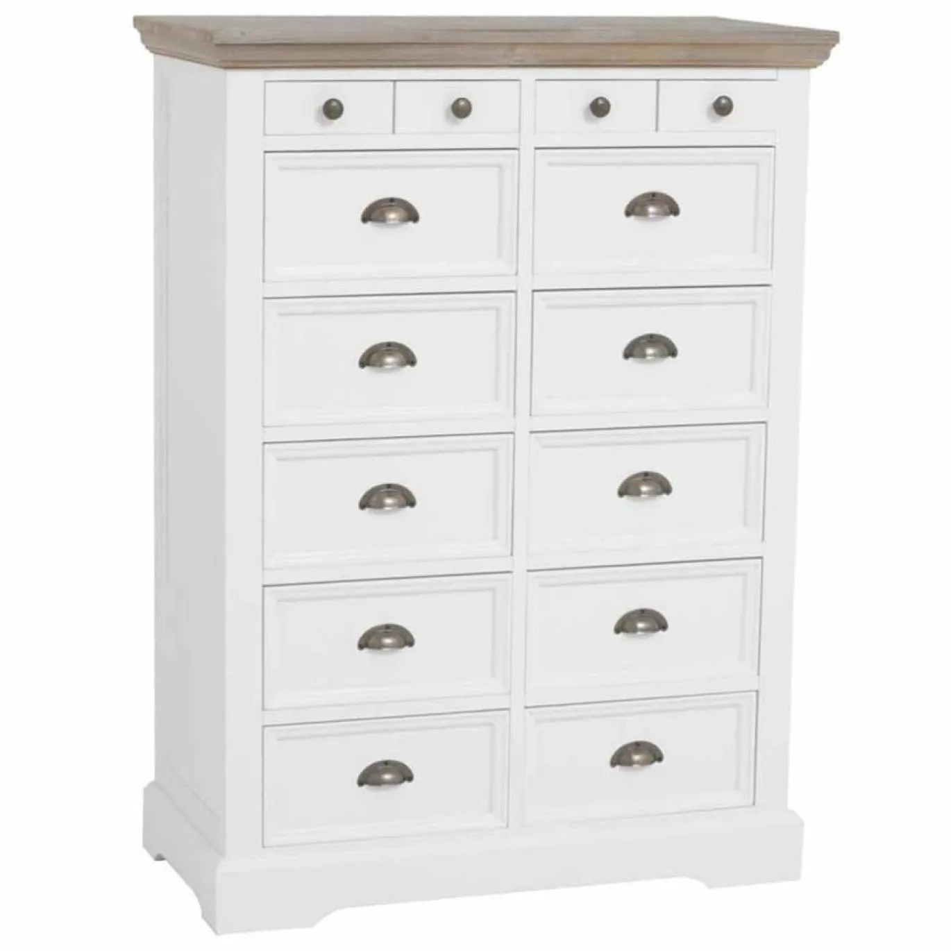 Tower Living Ladekast Fleur 88cm Wit