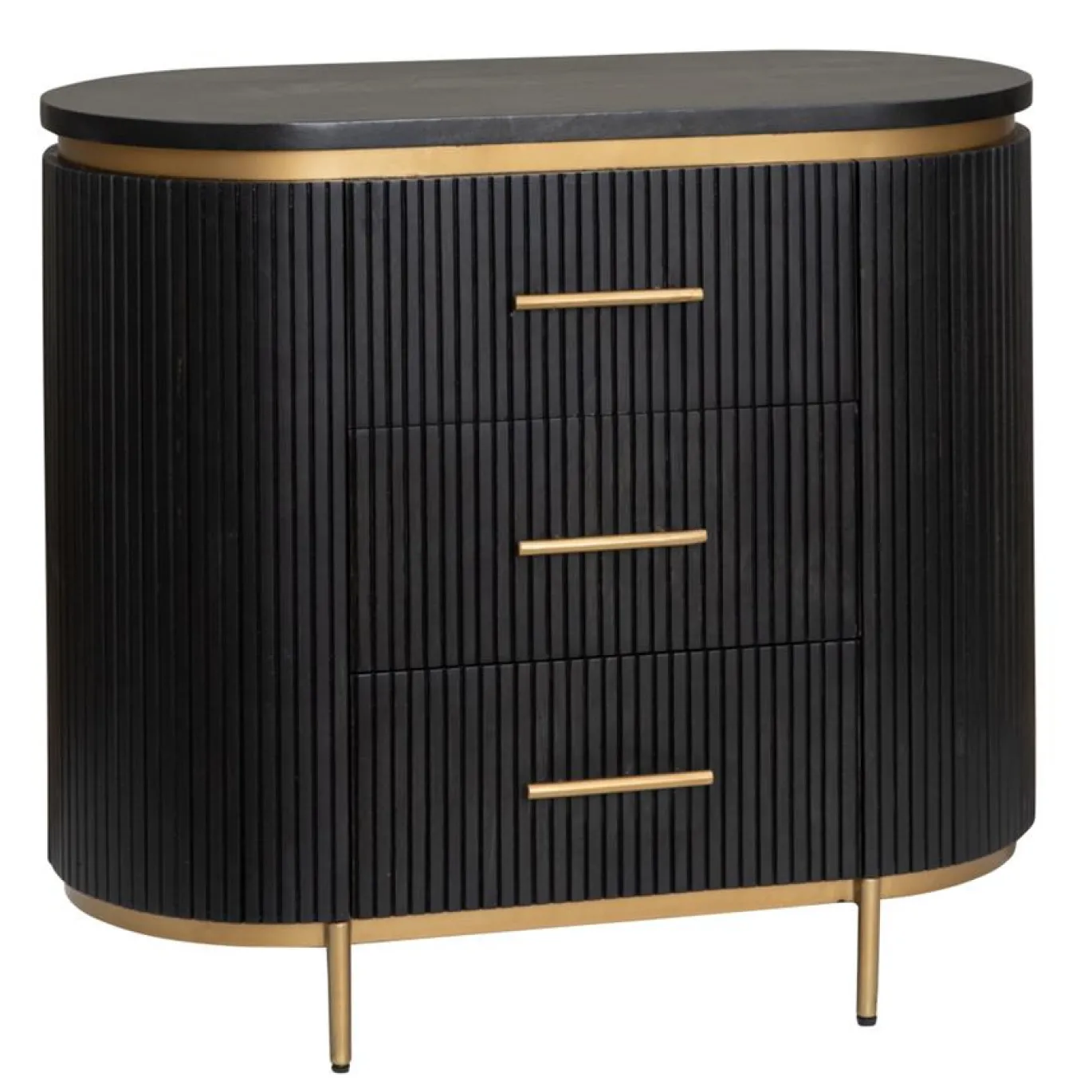 Tower Living Ladekast Rivello Zwart