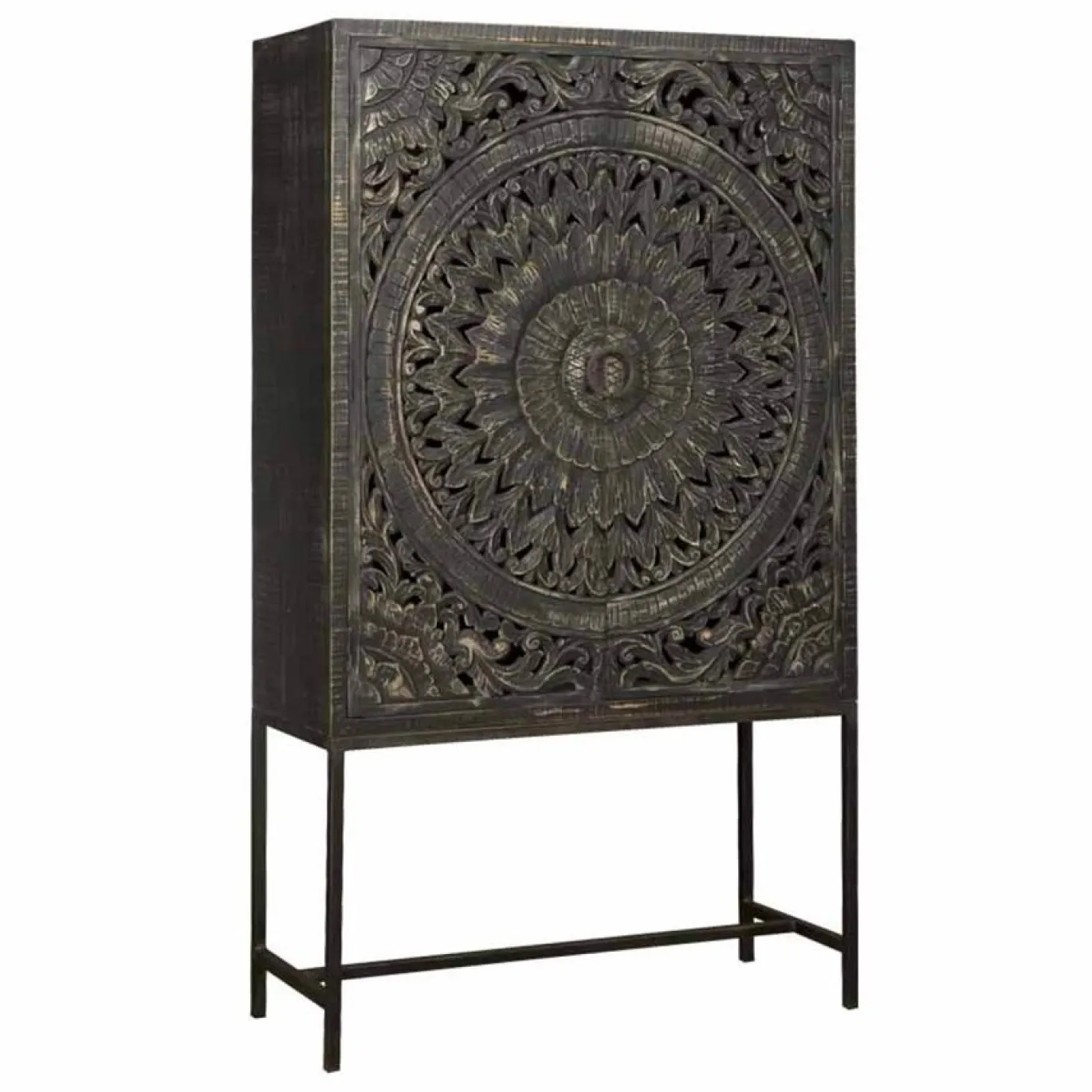 Tower Living Opbergkast Casina 110cm Zwart