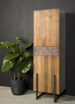Tower Living Opbergkast Ora 57cm Bruin Links