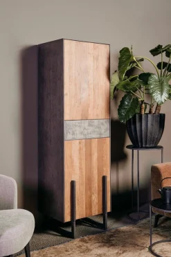 Tower Living Opbergkast Ora 57cm Bruin Rechts
