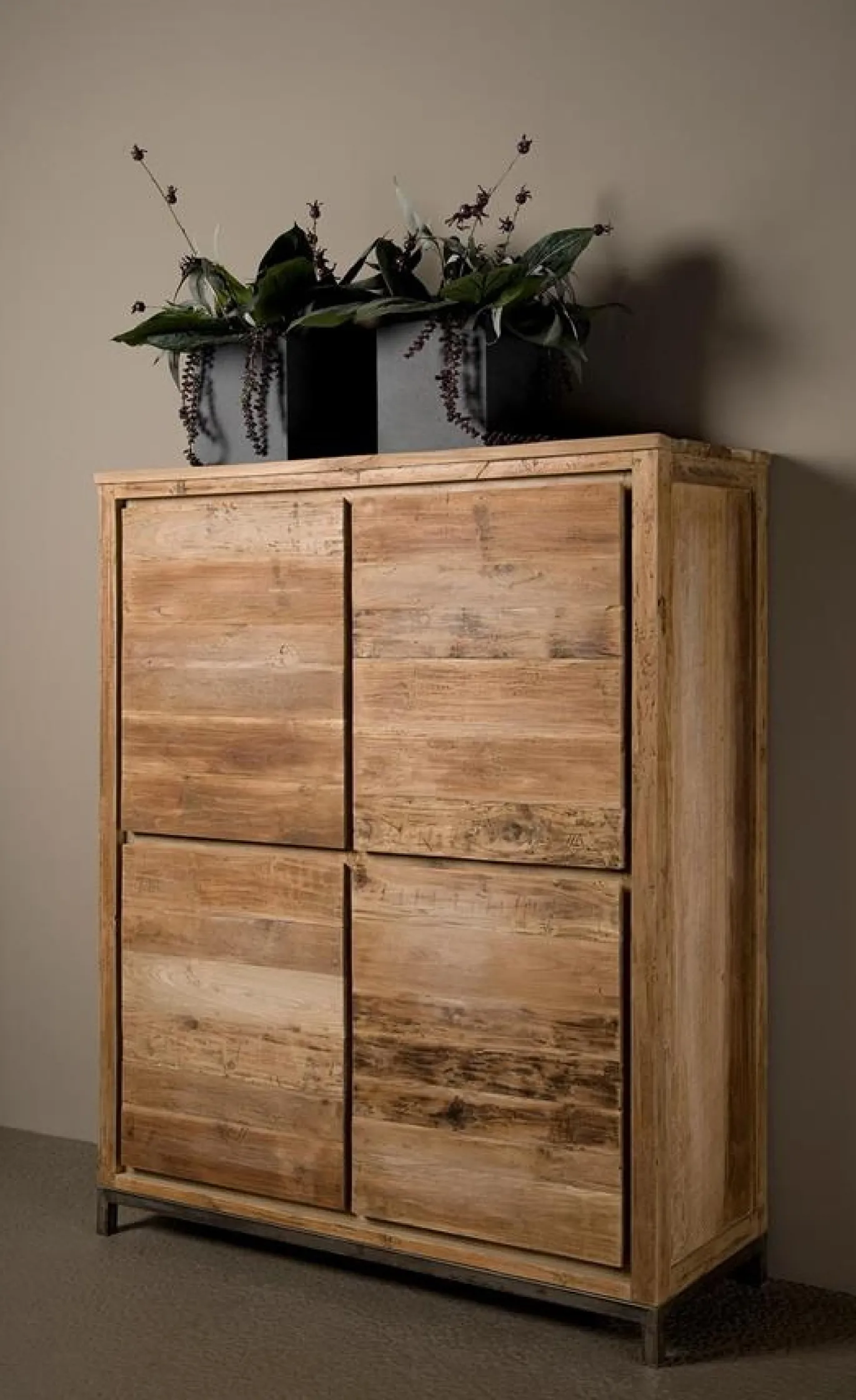 Tower Living Opbergkast Venetie 130cm Bruin