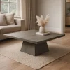 Tower Living Salontafel Asti Vierkant Olijfbruin 90cm