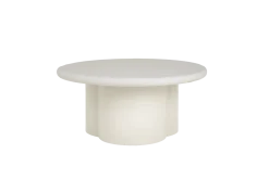 Tower Living Salontafel Melzo Rond Wit 90cm