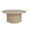 Tower Living Salontafel Melzo Rond Beige 90cm