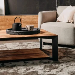 Tower Living Salontafel Pandora 135cm Bruin