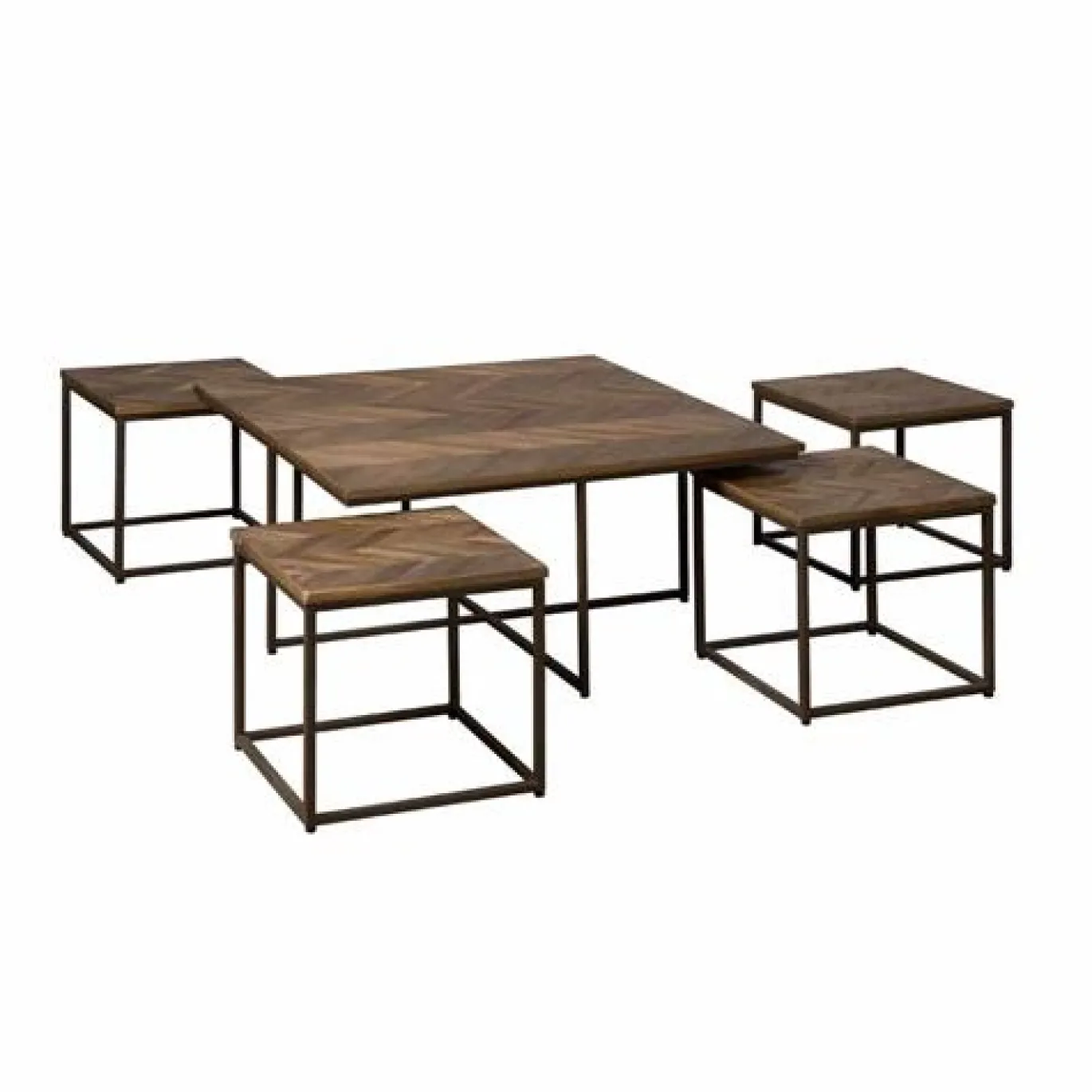 Tower Living Salontafel Via Set Vanaf 40cm Grijs