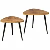 Tower Living Salontafel Viola Set van 2 Naturel