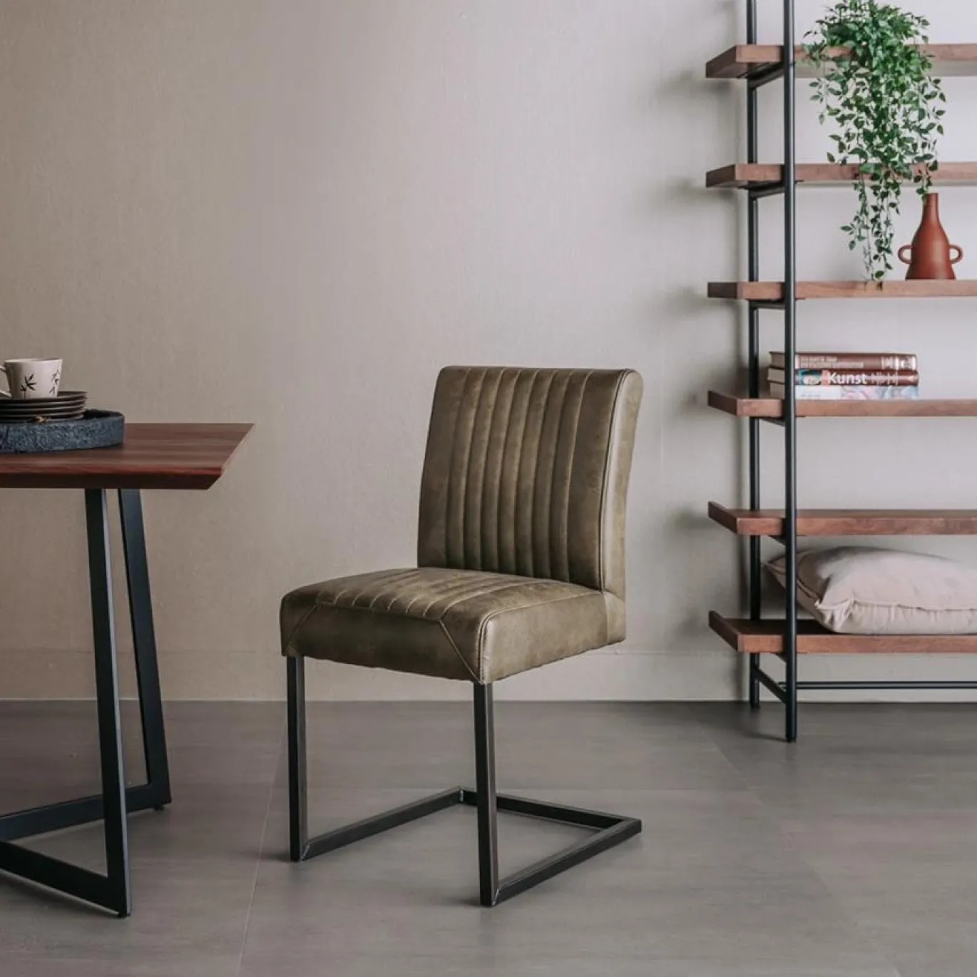 Tower Living Stoel Ferro Stof Savannah Groen