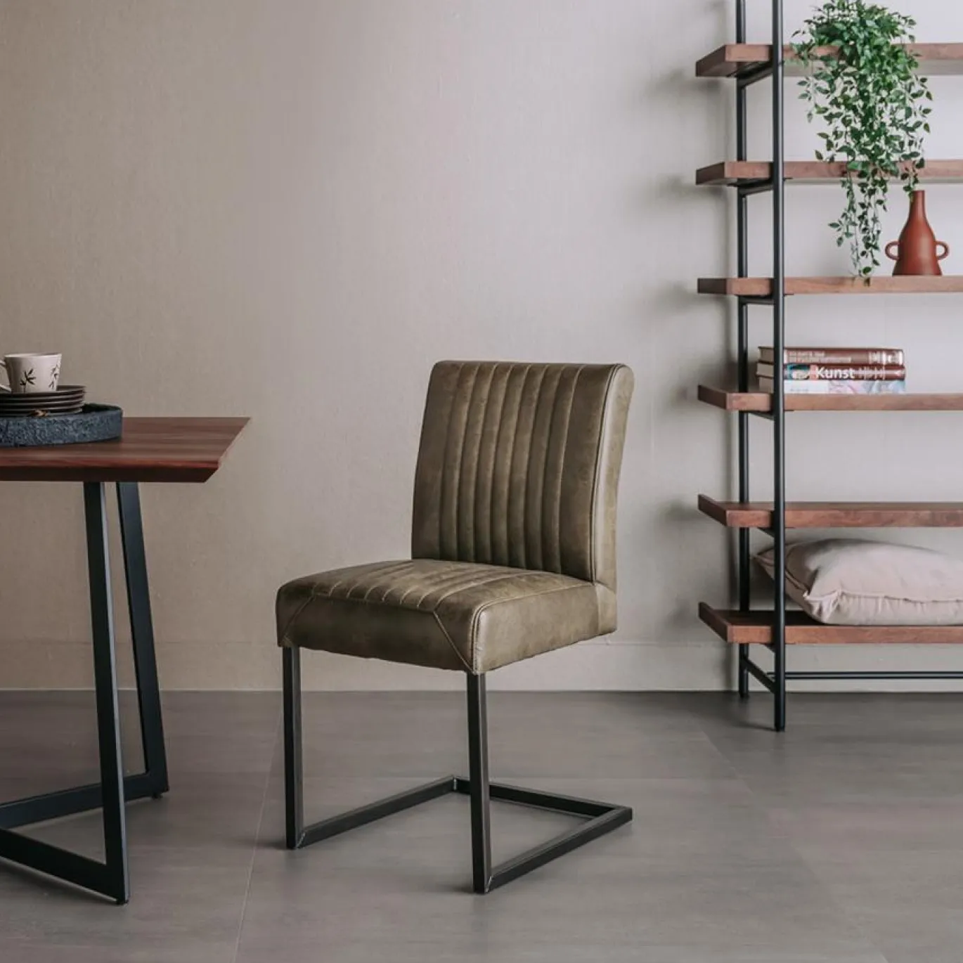 Tower Living Stoel Ferro Stof Savannah Groen
