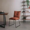 Tower Living Stoel Seda Stof Cherokee 8 Cognac