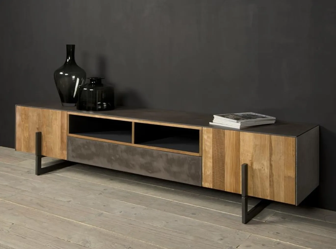 Tower Living Tv-meubel Ora 222cm Bruin