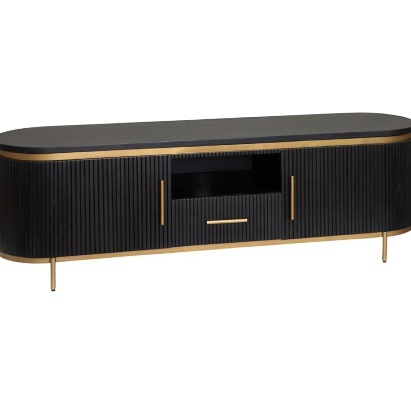 Tower Living Tv-meubel Rivello 180cm Zwart