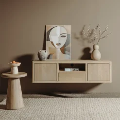 Tower Living Tv-meubel Tenna Naturel 150cm