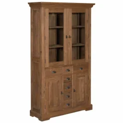 Tower Living Vitrinekast Bologna 115cm Bruin
