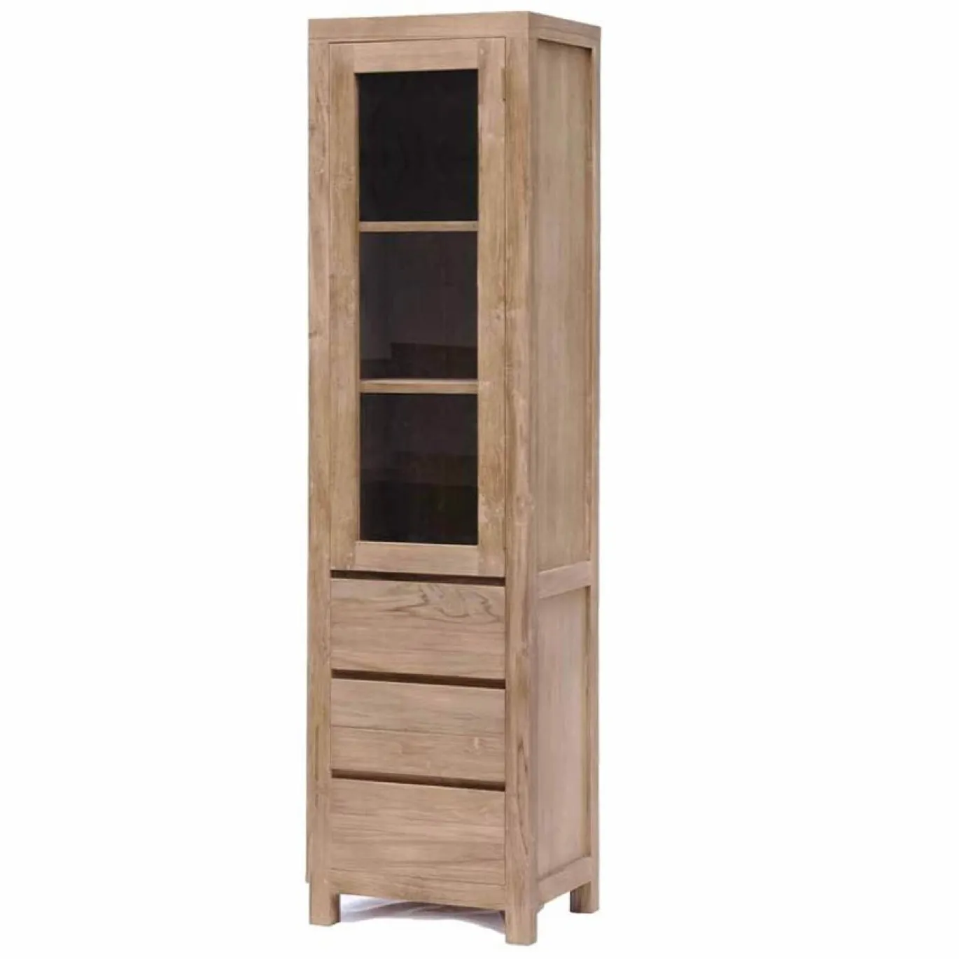 Tower Living Vitrinekast Corona 50cm Bruin
