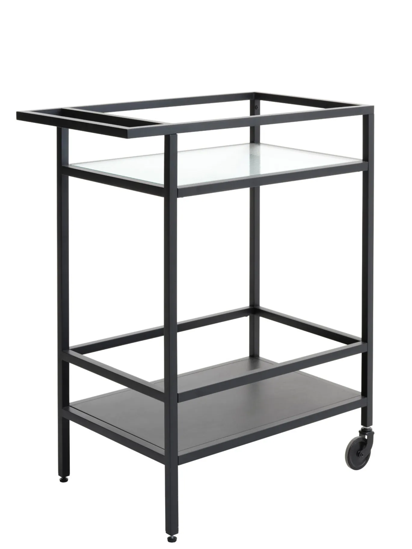 Trolley Bronco Zwart Metaal - Giga Living