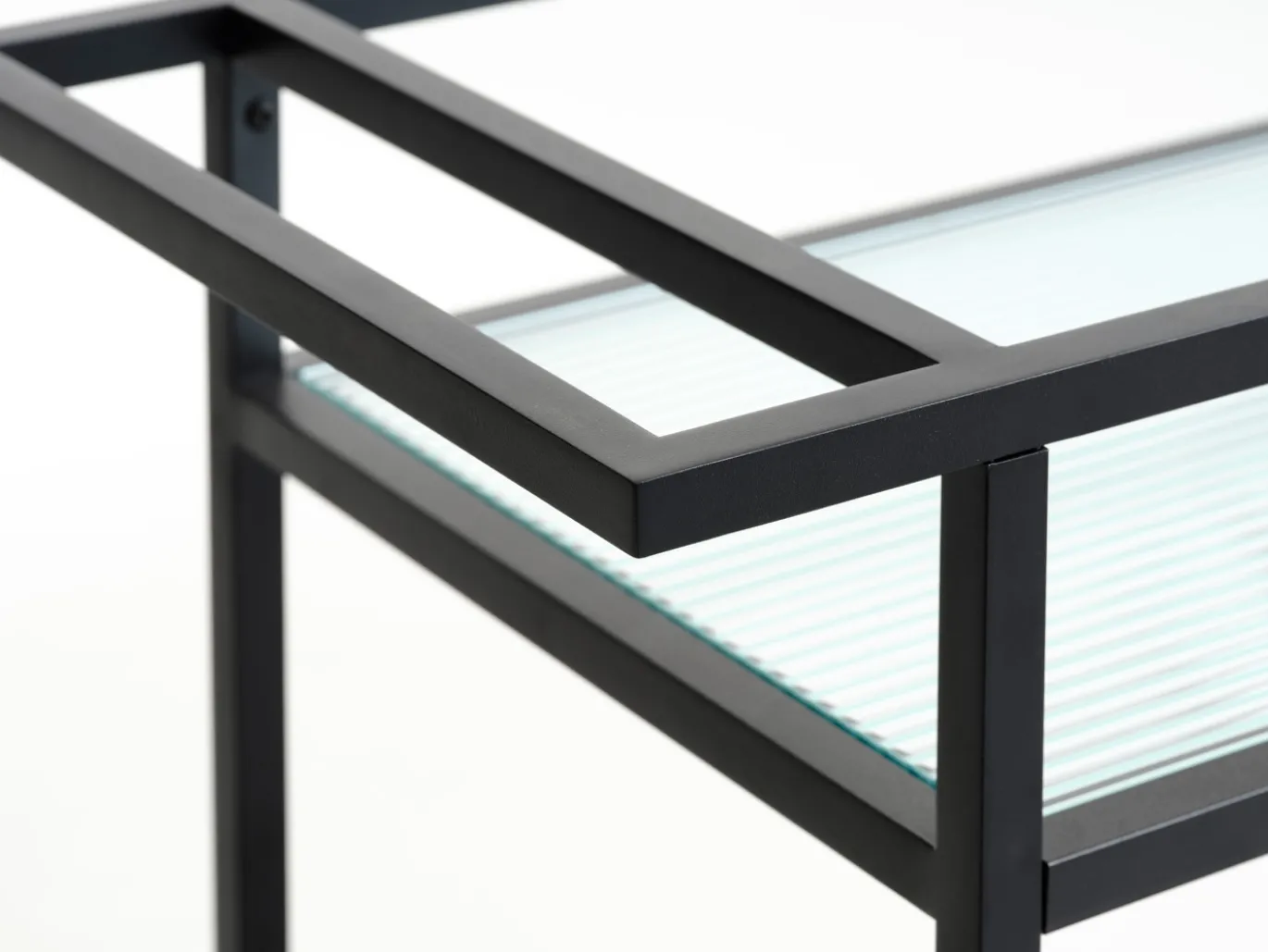 Trolley Bronco Zwart Metaal - Giga Living