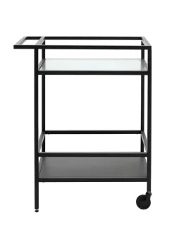 Trolley Bronco Zwart Metaal - Giga Living