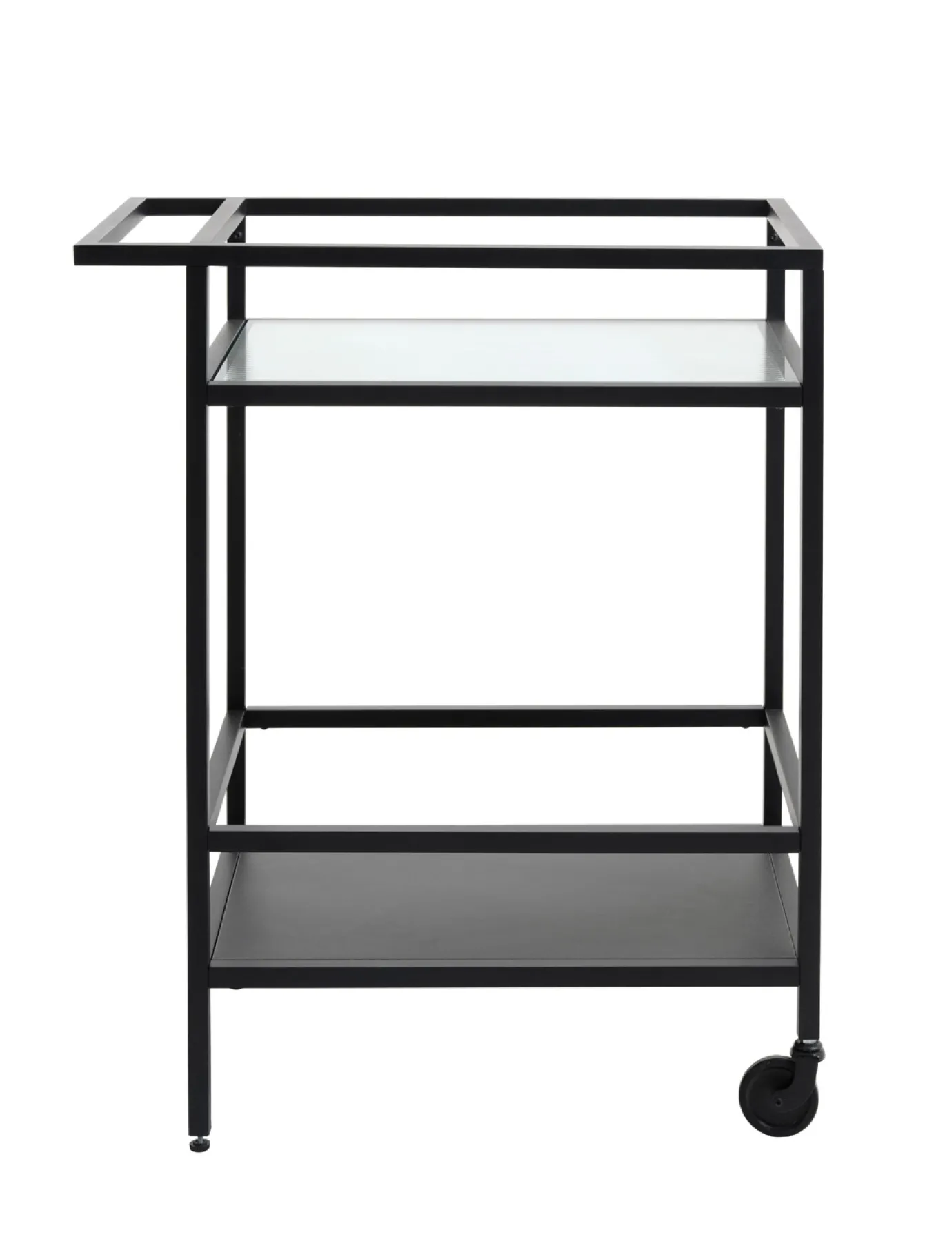 Trolley Bronco Zwart Metaal - Giga Living