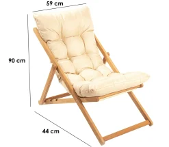Tuinstoel Marlous Crème
