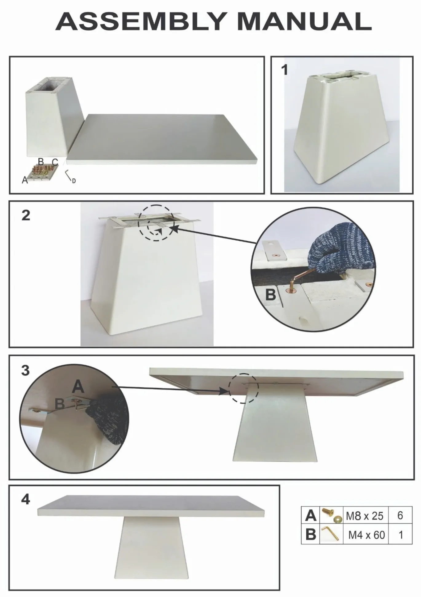 Tuintafel Avia Rechthoek Wit 240cm - Giga Meubel