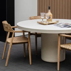 Tuintafel Eden Rond Beige Ø150cm - Giga Meubel