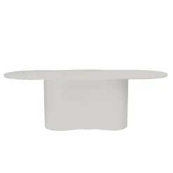 Tuintafel Jessie Organisch Off-White 220cm - Giga Meubel