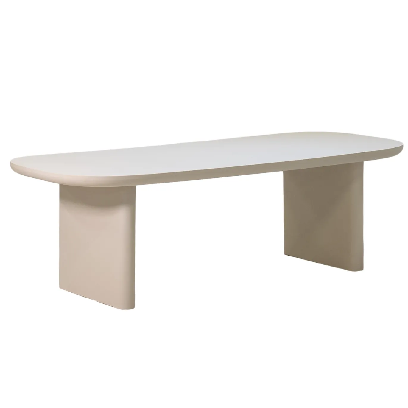Tuintafel Maya Deens Ovaal Beige 300cm - Giga Meubel