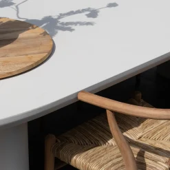 Tuintafel Maya Deens Ovaal Beige 300cm - Giga Meubel