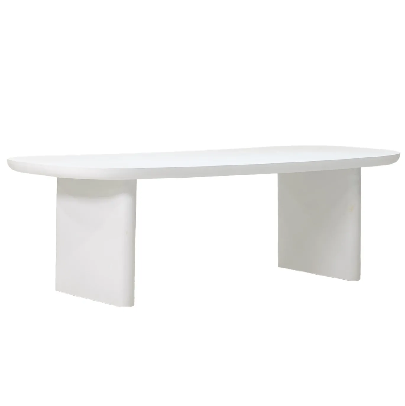 Tuintafel Maya Deens Ovaal Wit 240cm - Giga Meubel
