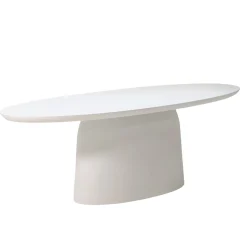 Tuintafel Myrna Ovaal Wit 300cm - Giga Meubel