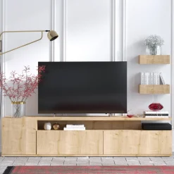 Tv-meubel Alika Naturel 180cm